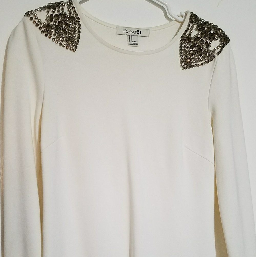 Forever 21 long Sleeve white shirt